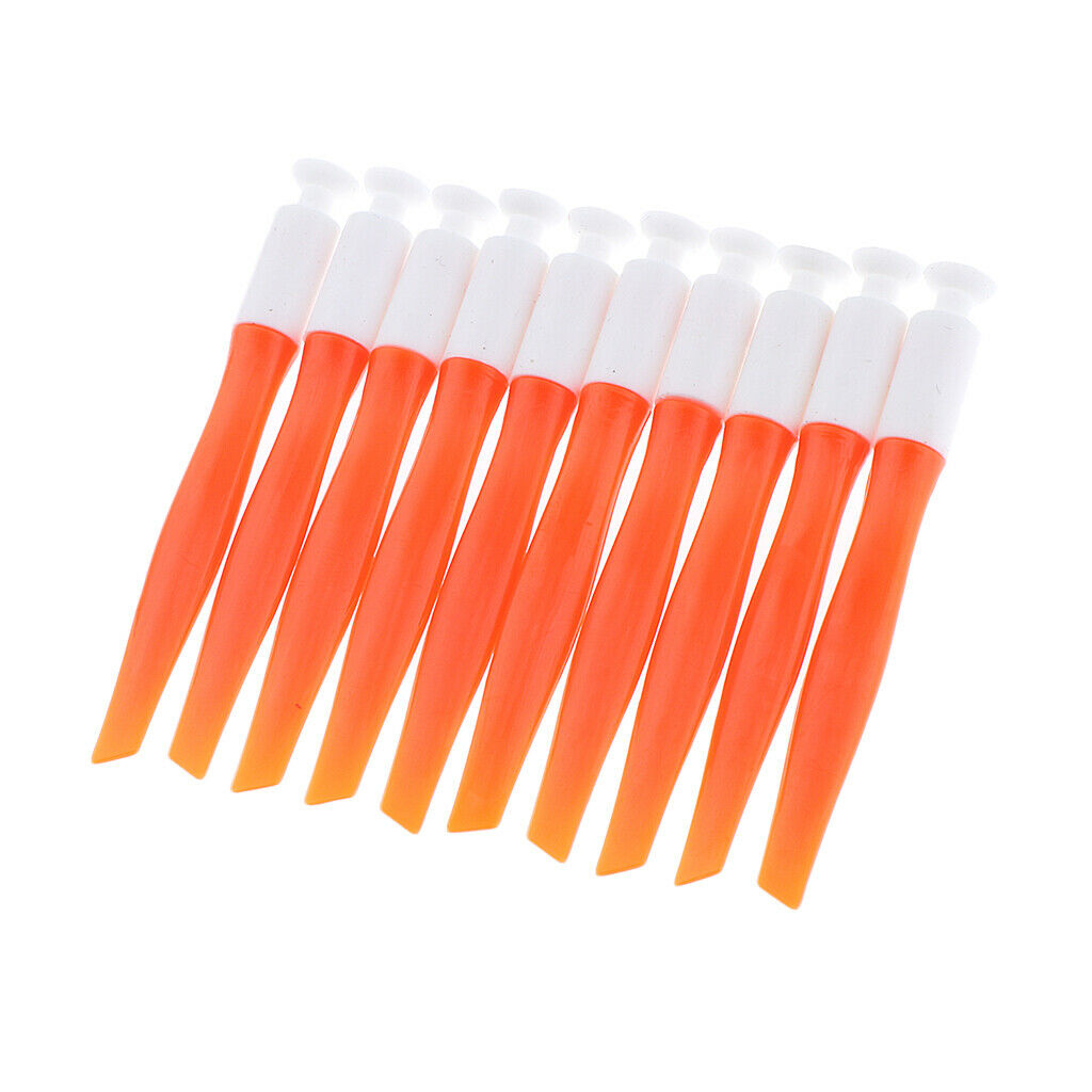 10 Pcs Portable Dual-ended False Nail Tips Suction Cup Stick Nails Art Tools