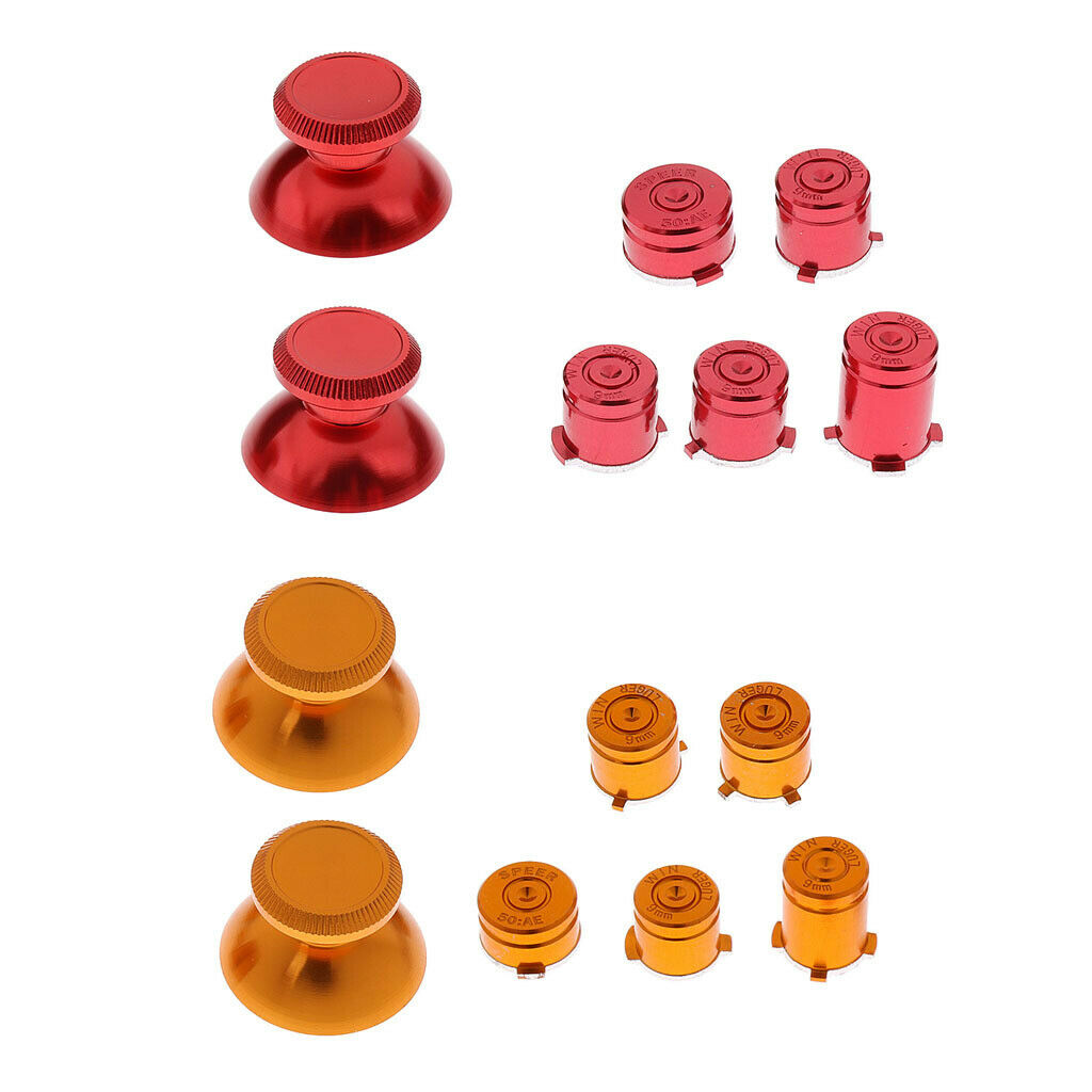 7 Pieces Metal Buttons Thumbs/ABXY/Guide Buttons for XBOX ONE Controller, Best