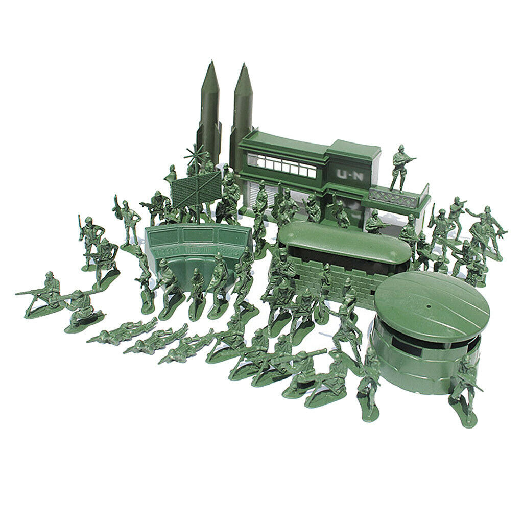 5cm  Men Assorted Action Figures Play Set W/ Assorted Accessory - 56pcs