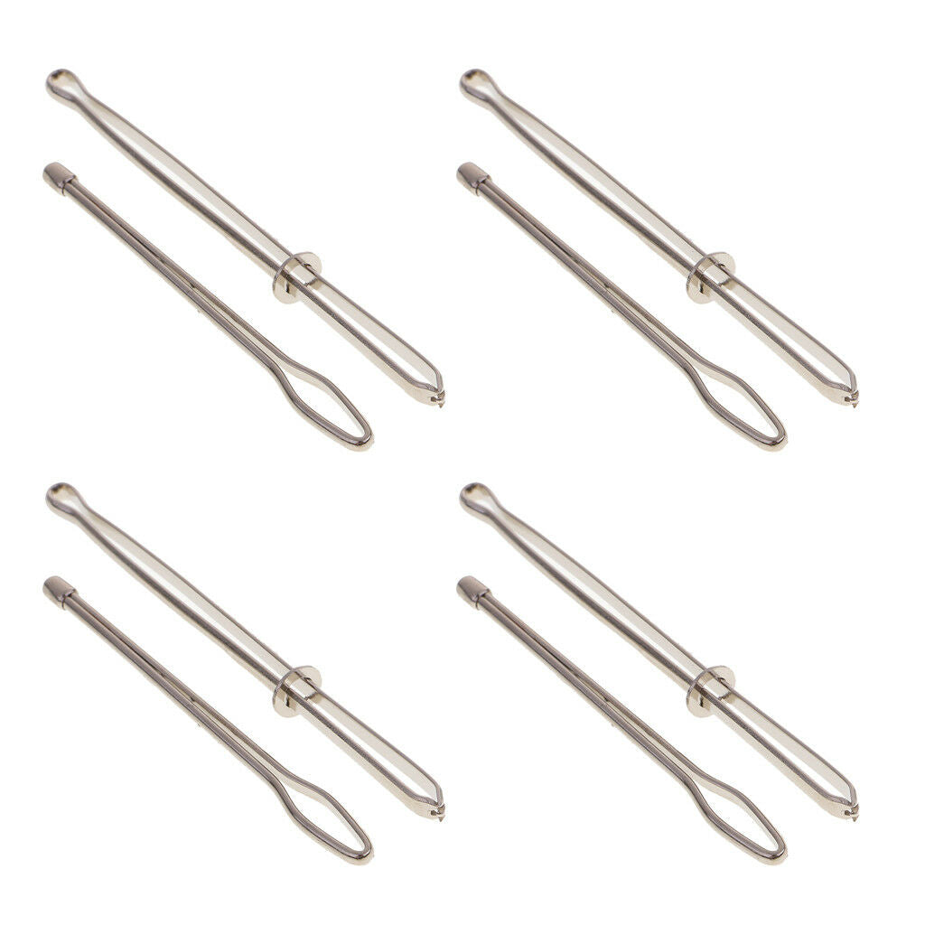 8Pcs Easy Pull Bodkin Threader Tweezers Sewing Machine Insert Elastic Ribbon