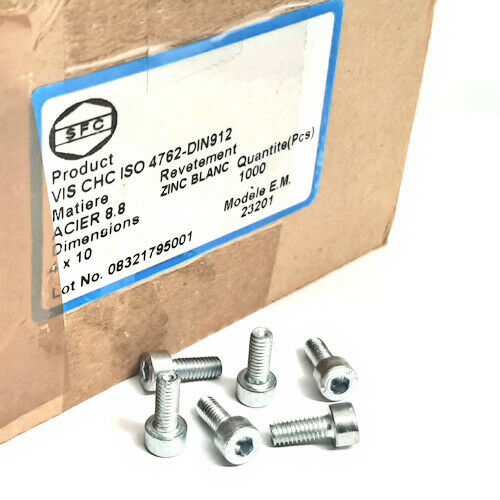 [100pcs] 23201-4-10 M4X10/DIN912 ISO4762 SCREW