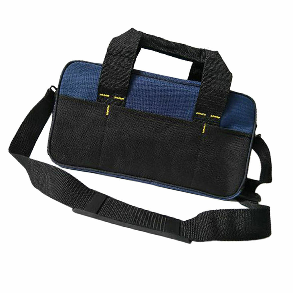 14 Inch Tool Bag Heavy Duty Tool Storage Bag with 600D Canvas, Open Mouth,