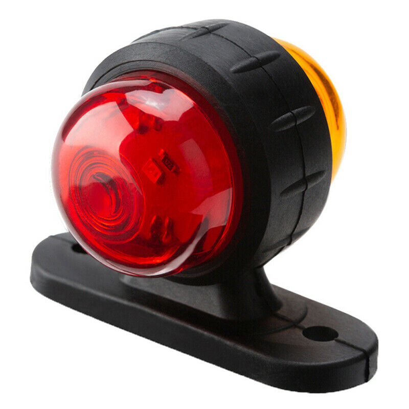 2x Red Amber Corner Side Marker LED Light Outline Lamp Truck Trailer Van BuYXDD