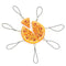 Pizza Pendant Keychain Keyring Best Friends Bag Key Ring Jewelry Tt