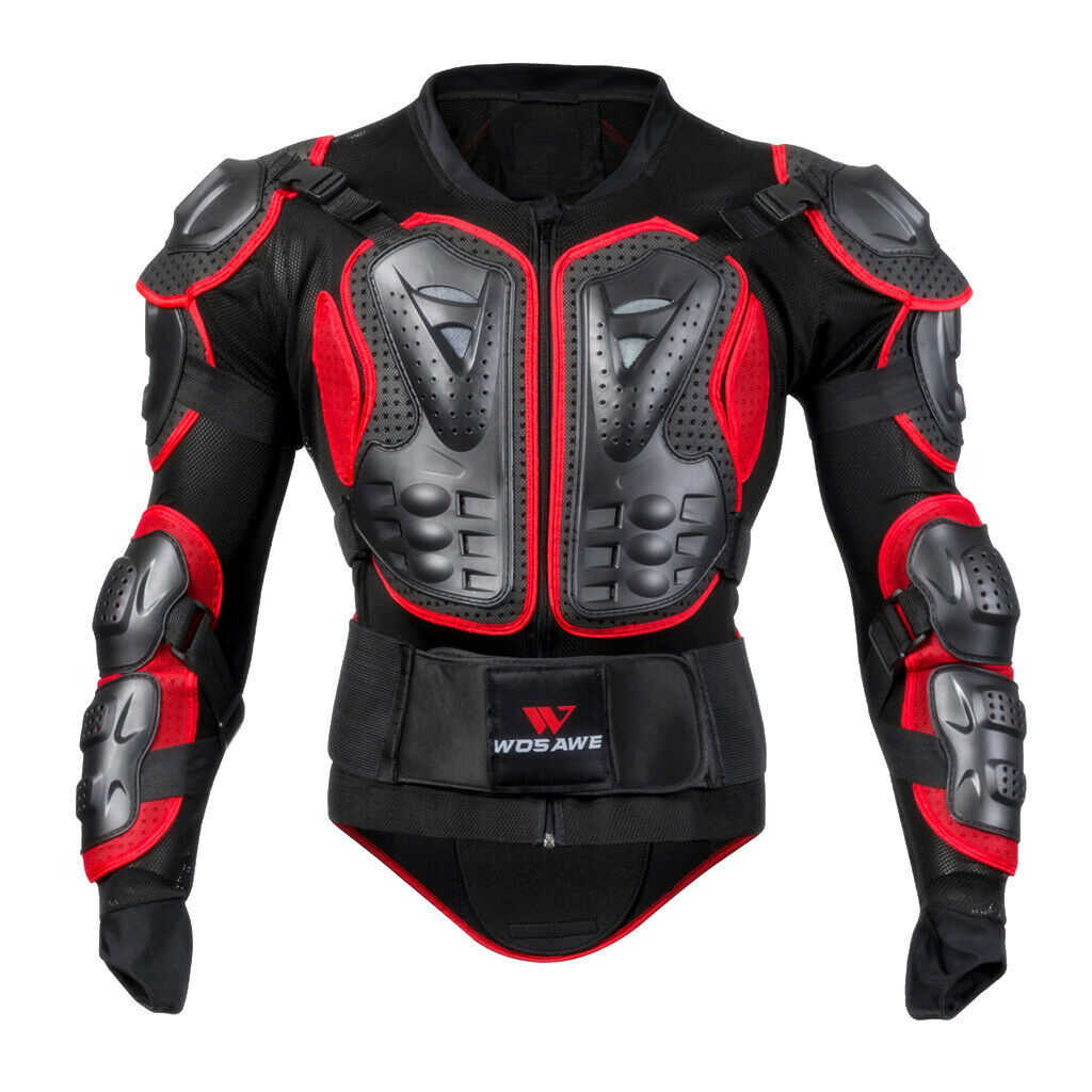 Motorbike Jacket Motocross for Cycling Skiing Snowboarding Skating Red M