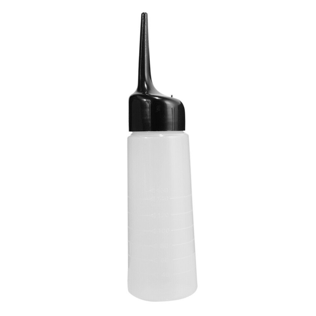 Empty Plastic Salon Hair Dye Coloring Applicator Highlight Bottle Container
