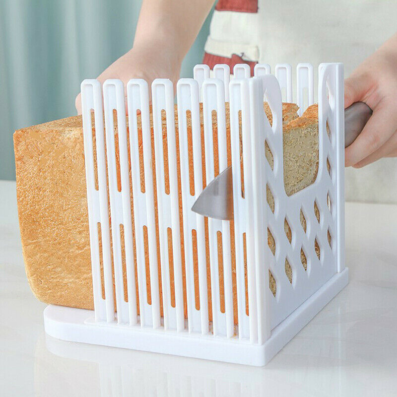 Bread Slicer Cutter Mold Maker Slicing Cutting Guide Loaf Toast Kitchen ToolBDA