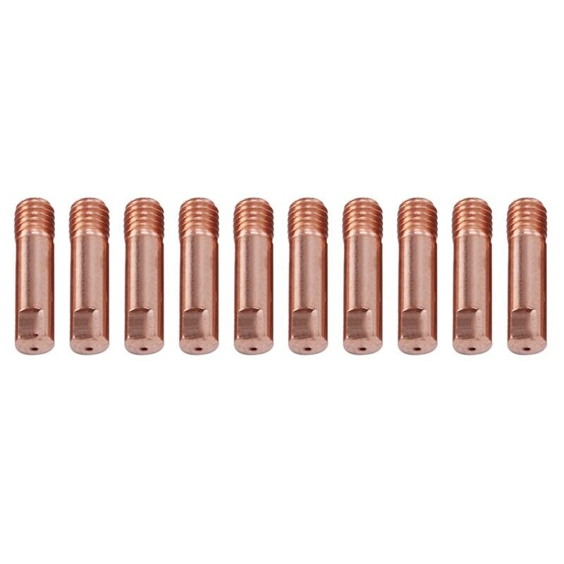 17Pcs/Set 15Ak Mig/Mag Welding Nozzle Contact Tips 0.8X25Mm M6 Gas Connector HV4