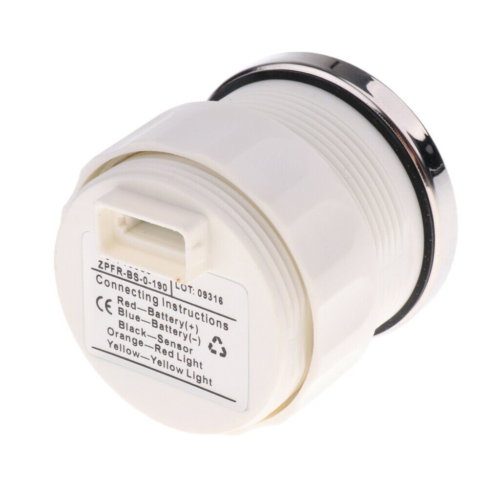 Car 2" 52mm Fuel Level Gauge Meter With Fuel Sensor E-1/2-F Pointer