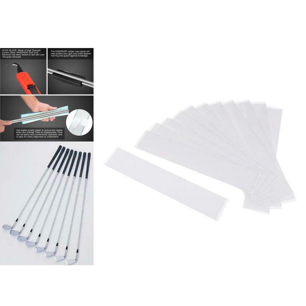 12 Pieces Professional Golf Grip Tape 22x5cm Regripping Regrip Shaft Cover Strip