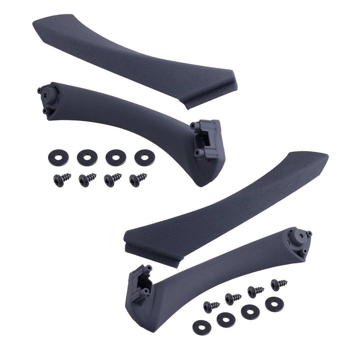 1Pair Rear Inner Door Panel Handle & Pull Cover Fit For BMW E90 316i 325i 325xi