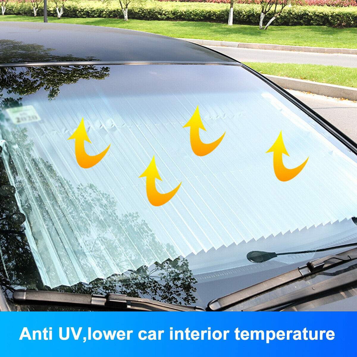 18inch Car Automatic Telescopic Folding Sun shade Thermal insulation &   â—
