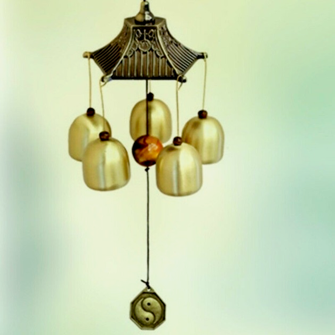 Shui Bell Retro Exorcise Evil Spirits Hanging Wind Chime Home Decor Chinese Feng