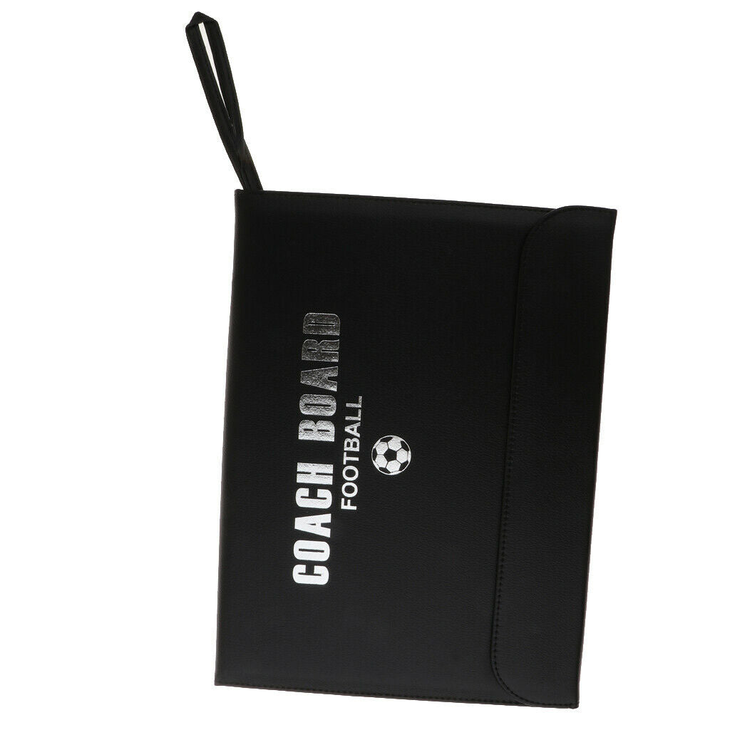 Football Match Plan Coaching Board W/ Pen Training Aid Tactics Equipmen