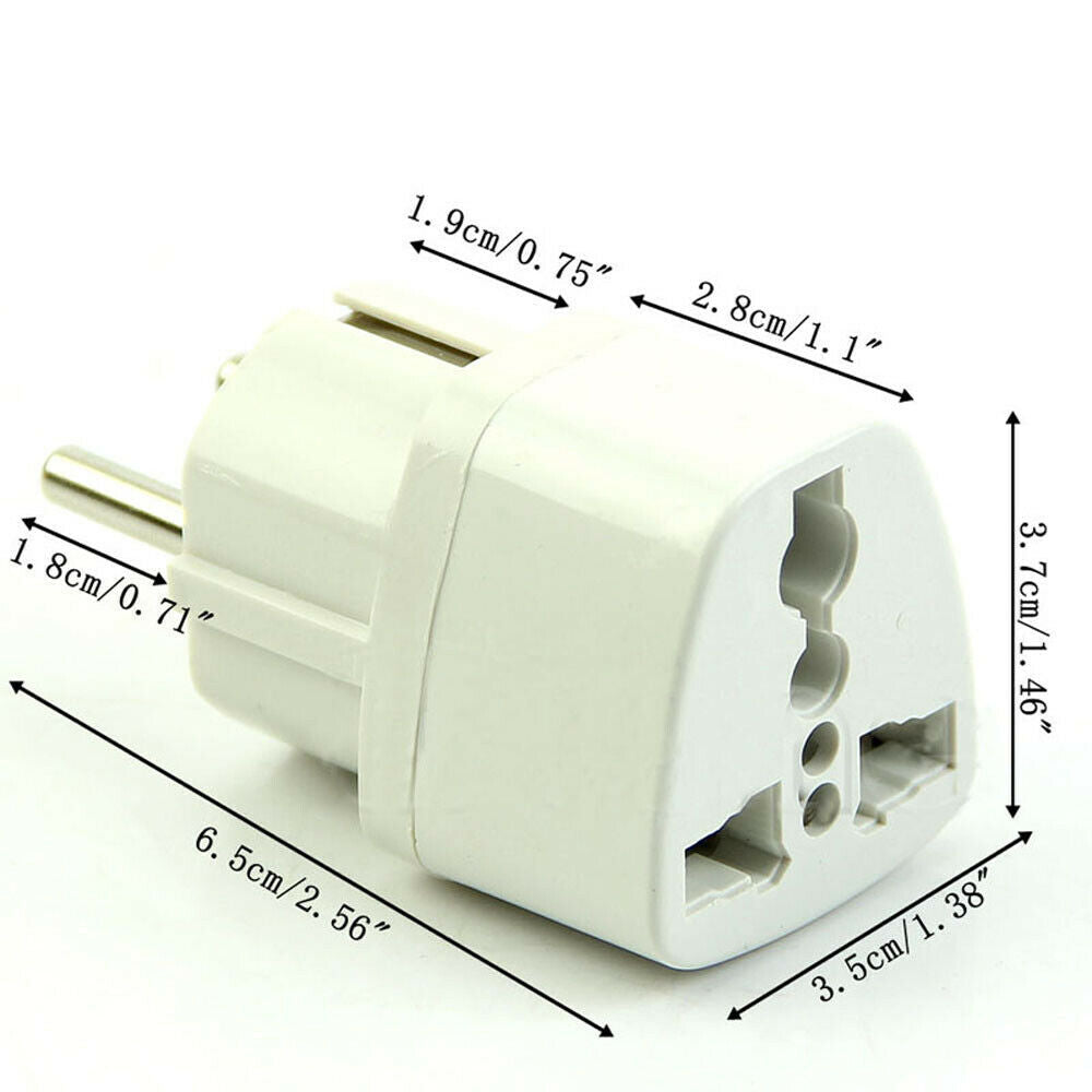Universal Socket Plug Electronic Converter Travel UK/US/AU to EU Power Adapter