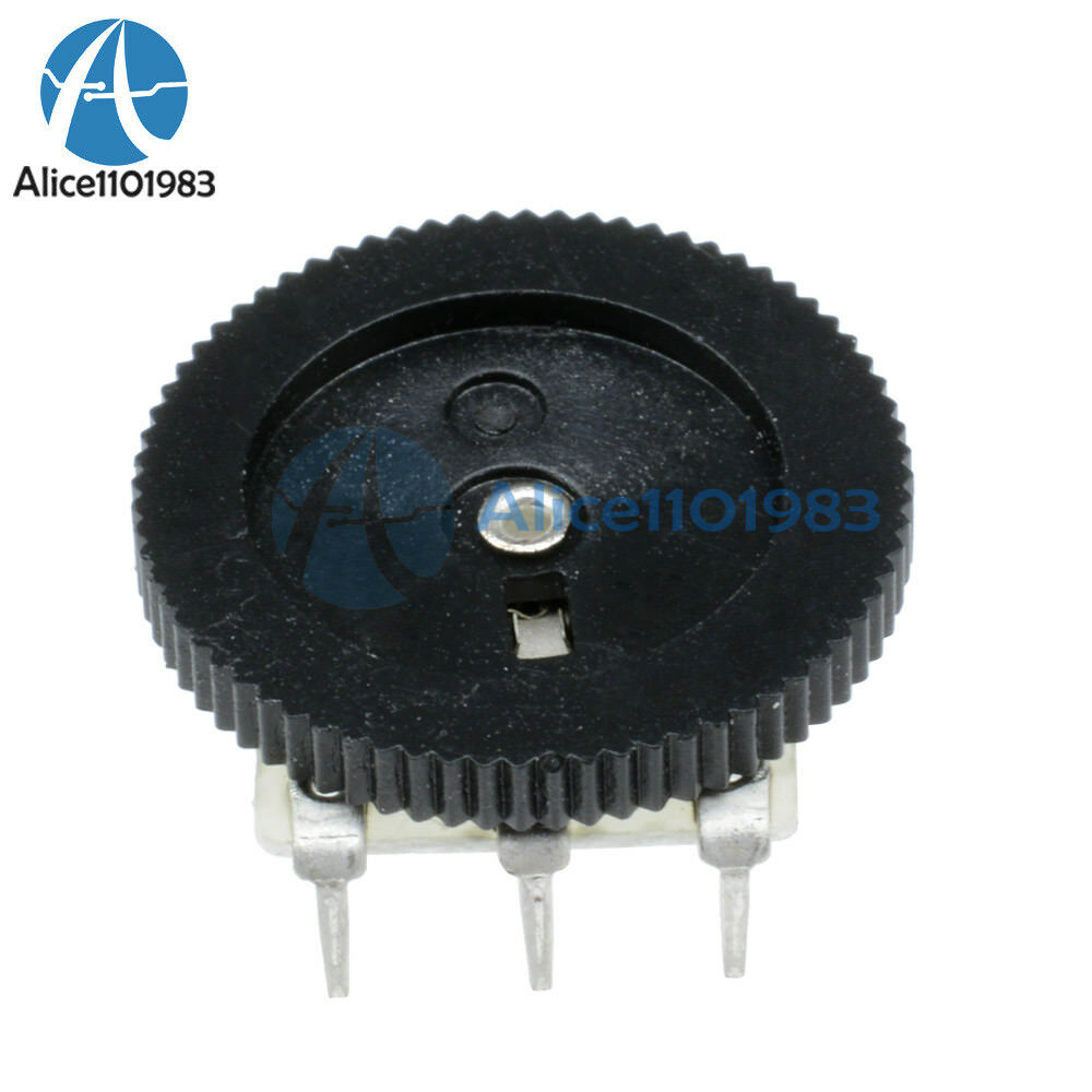 10PCS B103 10K Ohm 3-Pin Single Linear Dial Wheel Potentiometer 16MM x 2MM