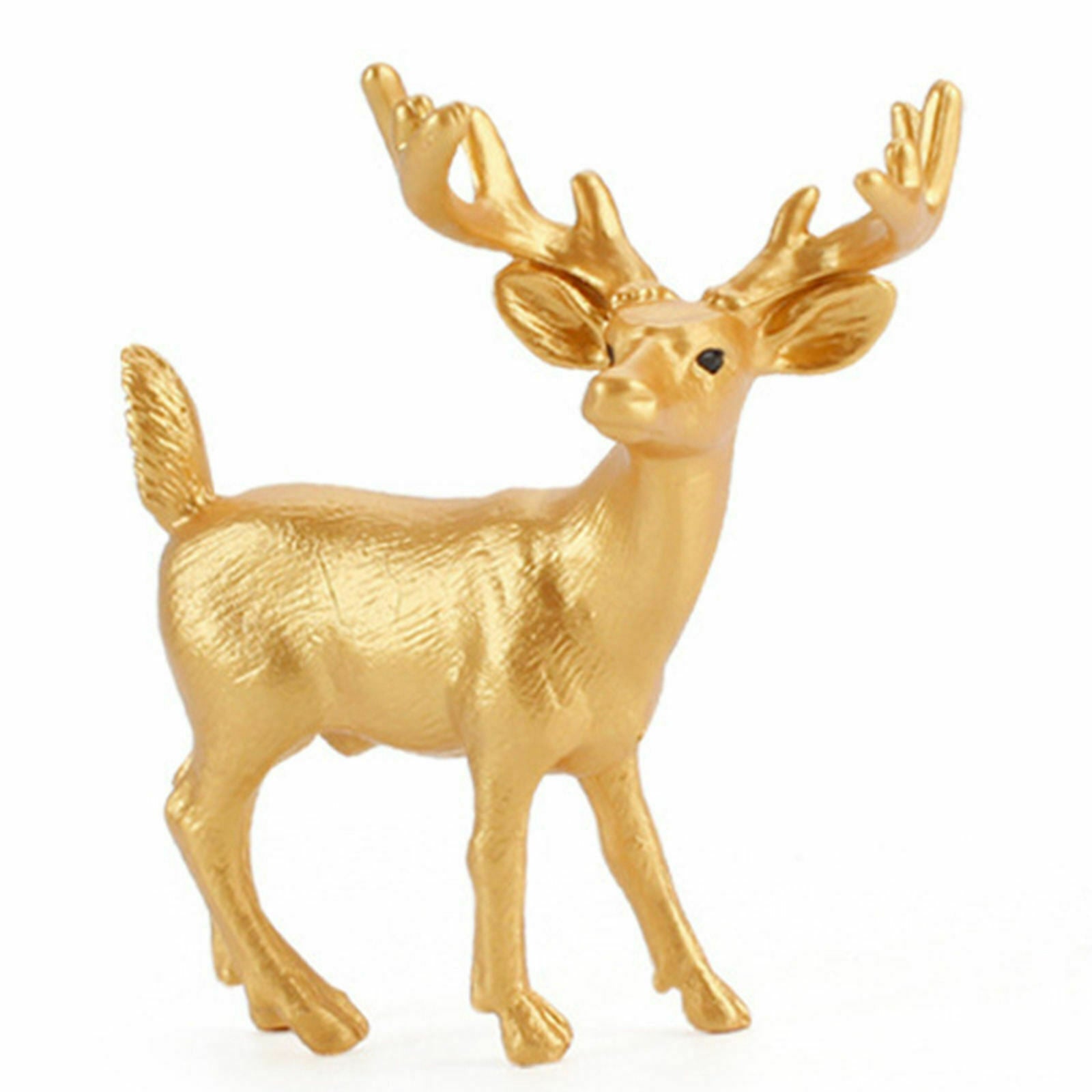 Artificial Christmas Small White Tailed Deer Decorations Ornament Deer Standing
