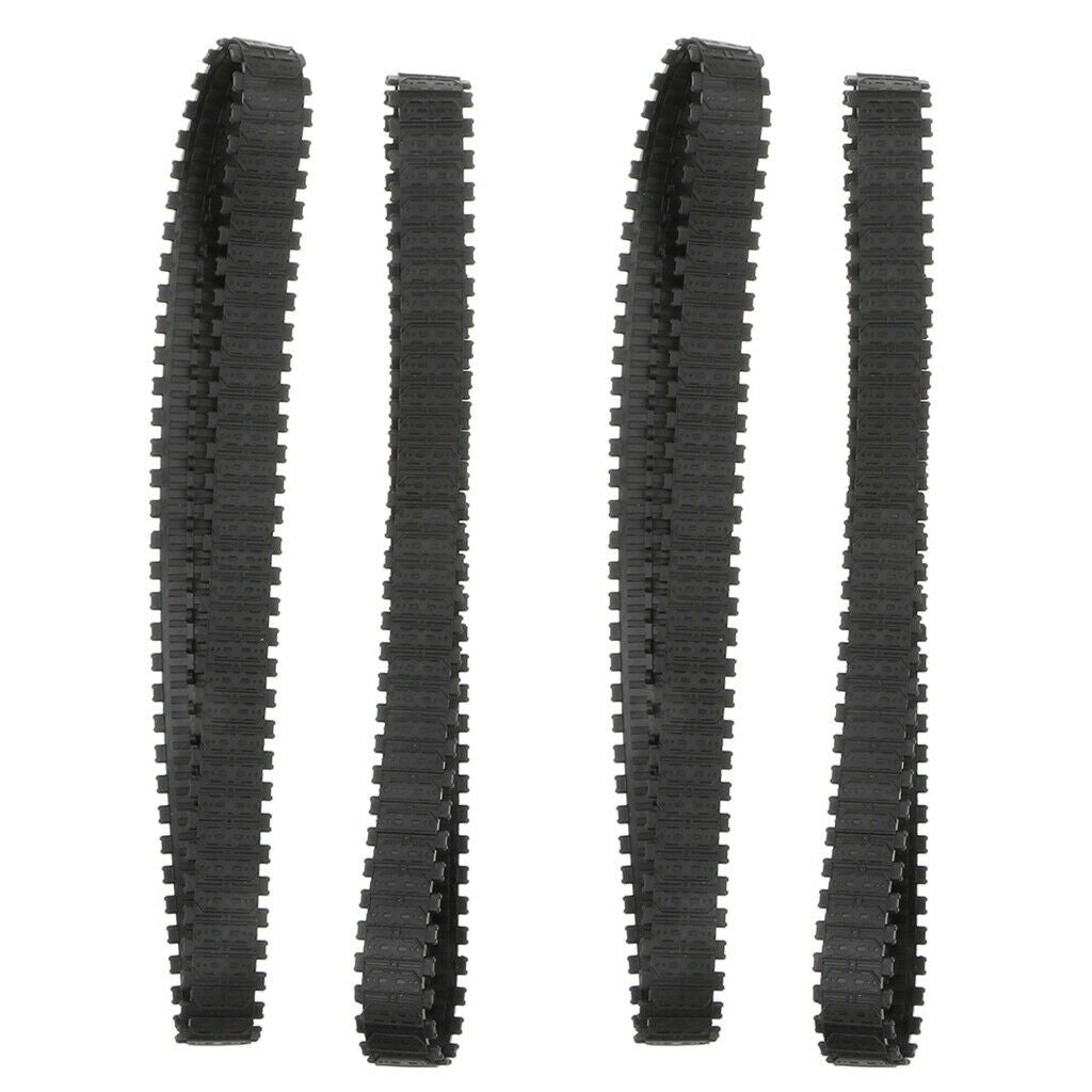 2 Pairs Of 66cm Rubber Tank Track For DIY Robot Replacement