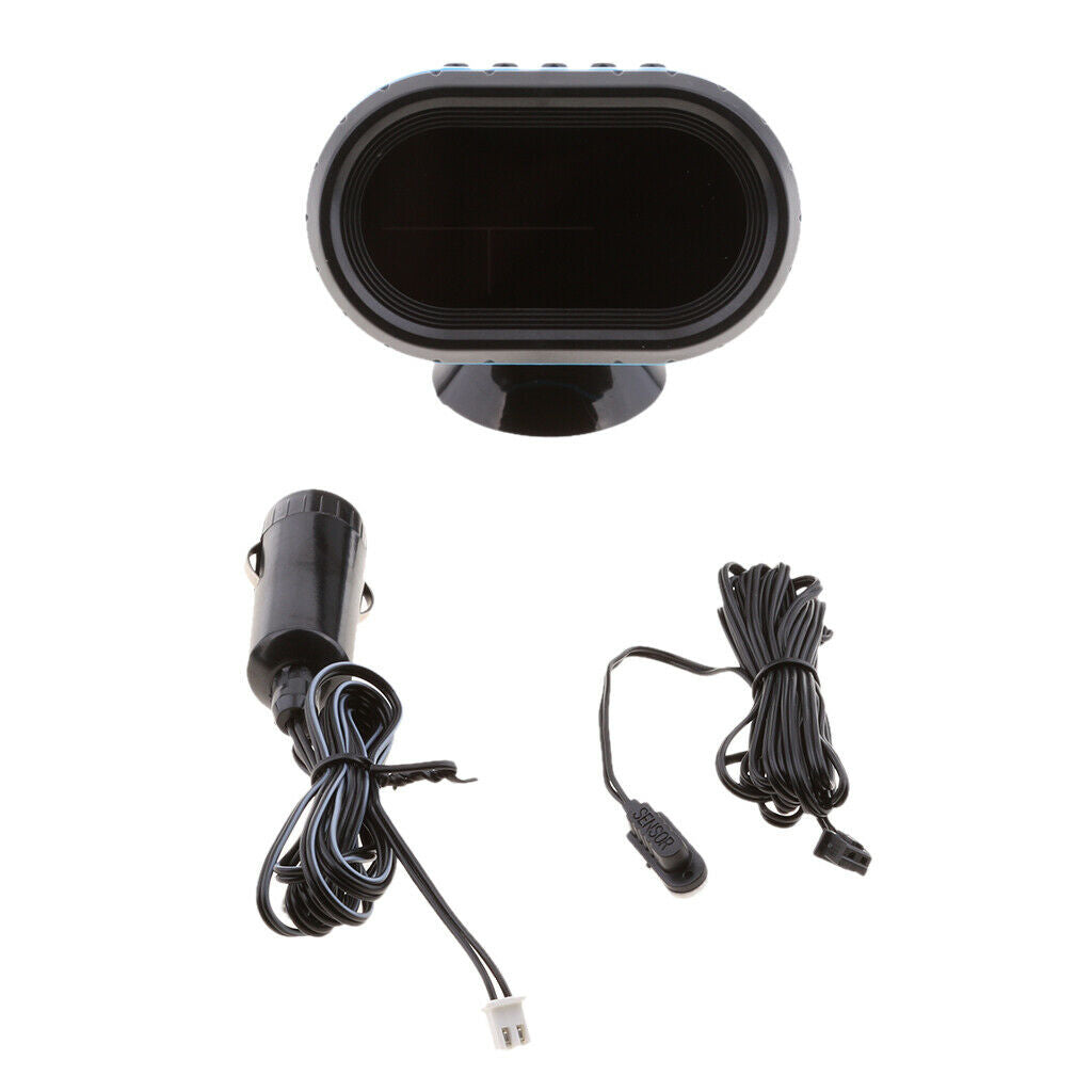 Simple Car Vent Clock Date Voltage Temperature Display With Battery