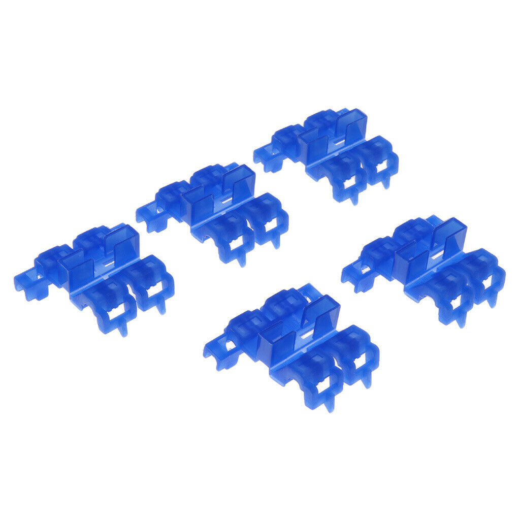 Plug and Play 5 Pieces Self Stripping Inline ATC Blade Fuse Tap Lock 20A