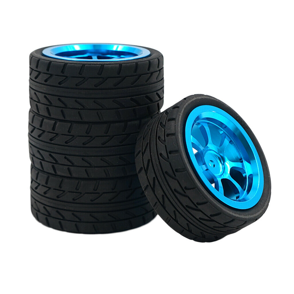 1:18 RC Rubber Tires Tyre Rims For WLtoys A949 A959 A969 A979 K929 Accessory