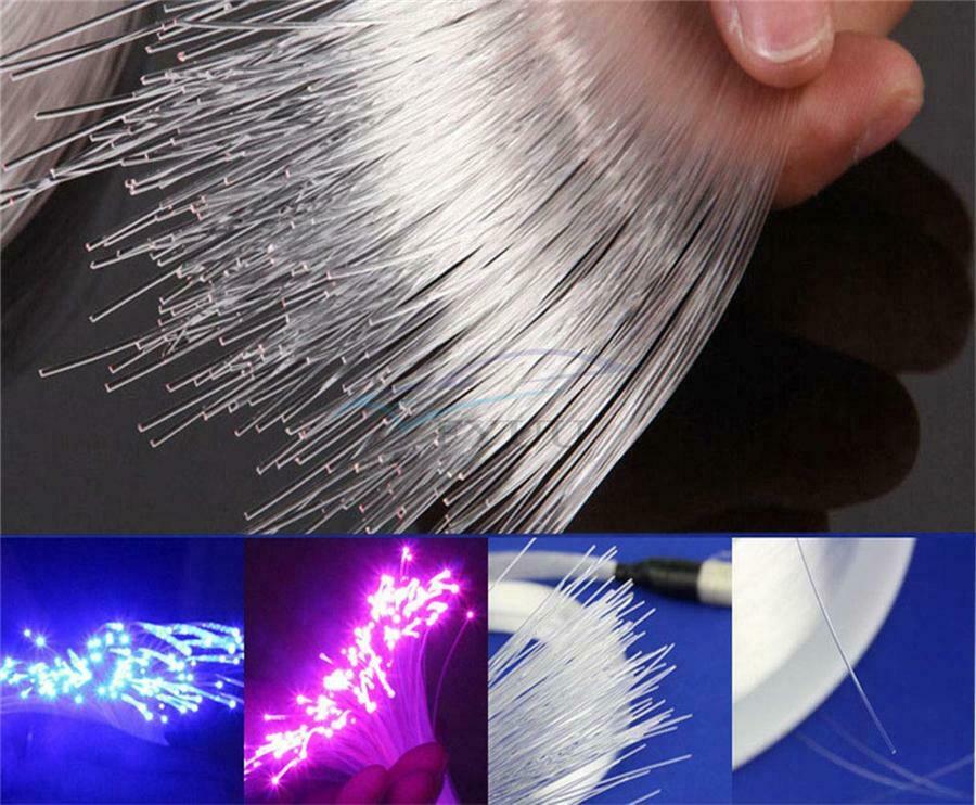 RGB LED Roof Indoor Fiber Optic Starlight Atmosphere Lamp Kit APP Control 12W