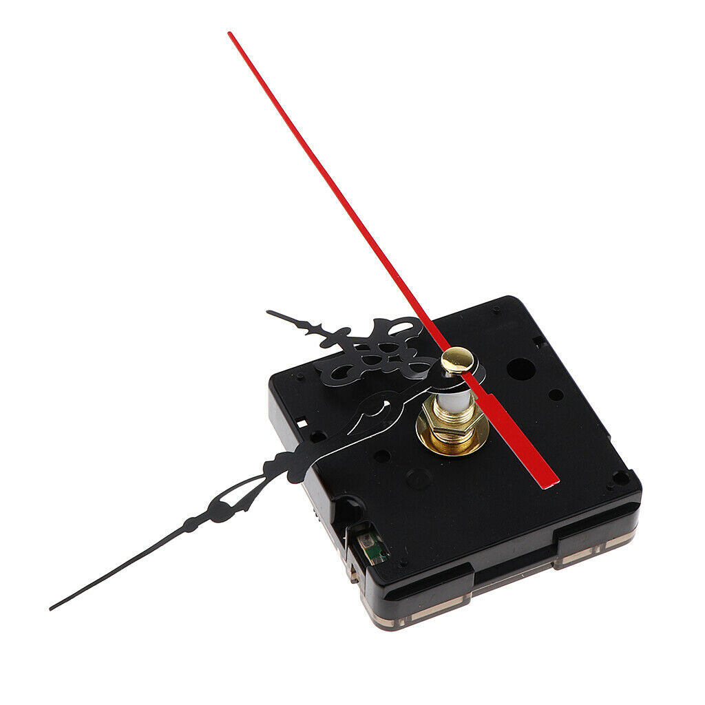 Plastic Quartz Wall Clock Movement Mechanism Motor Long Hand For 12  Dials