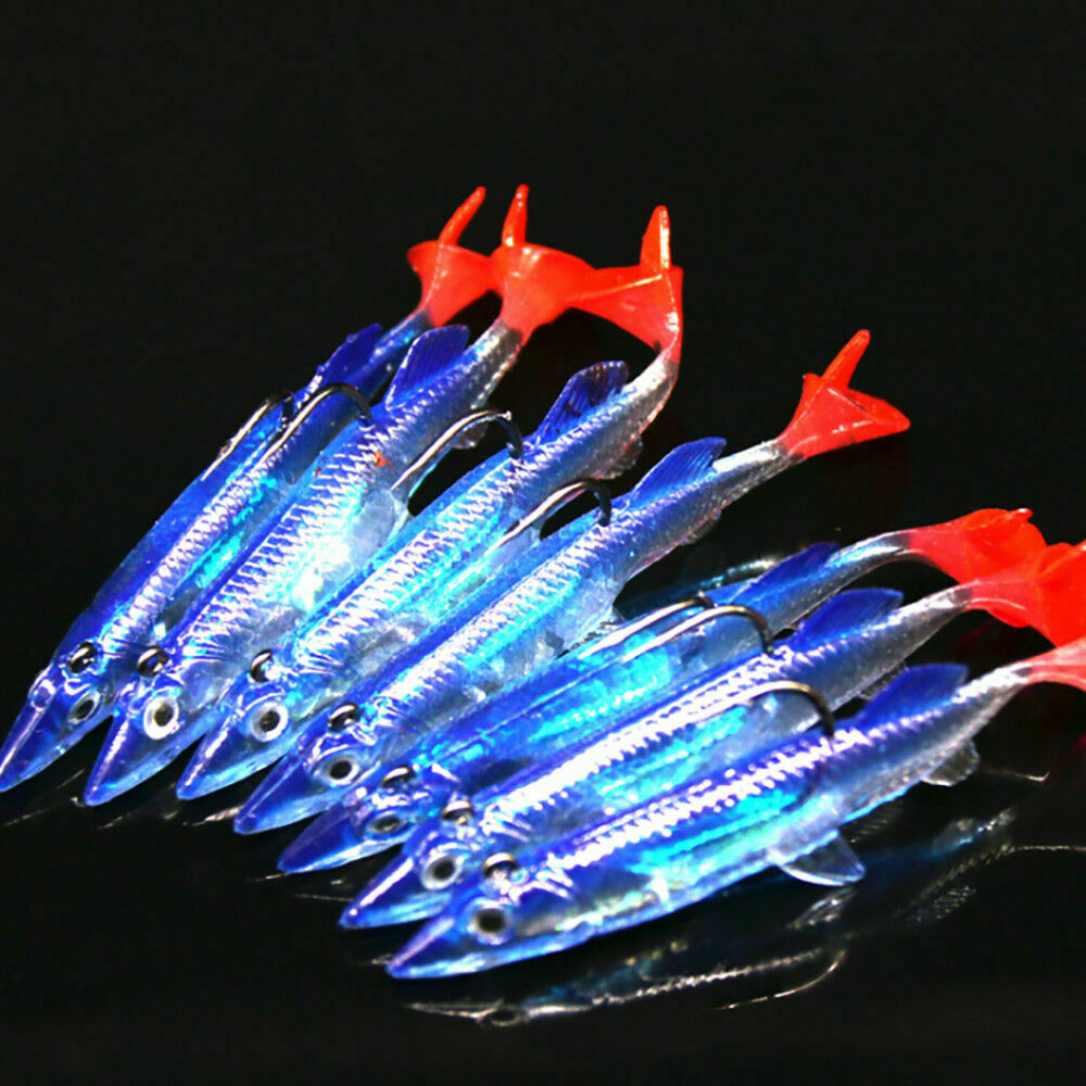 Minnow Night Plastic Fishing Lure Bait Hooks Bass Fish Crankbait Tackle Fish