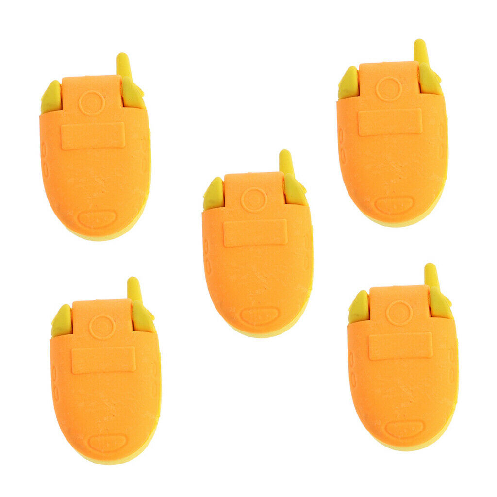 5pcs/Pack Creative Cartoon Mobile Phone Shaped Pencil Rubber Erasers Gift
