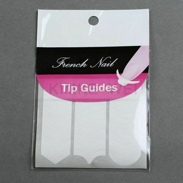 10 pcs 1100 French Nail Finger Manicure Tip Guides PVC