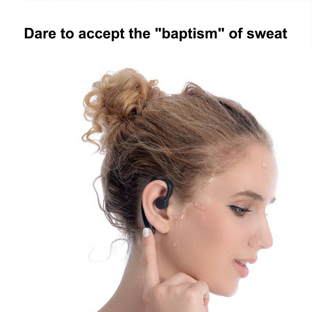 Bone Conduction Headphones Bluetooth 5.0 Wireless Earphone Headset w/Mic