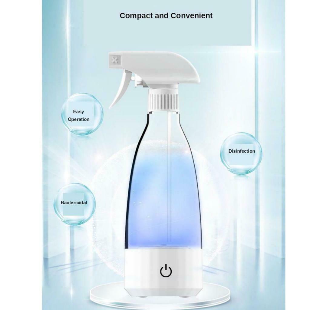 Disinfectant Dispenser 350ML Spray Bottle Transparent