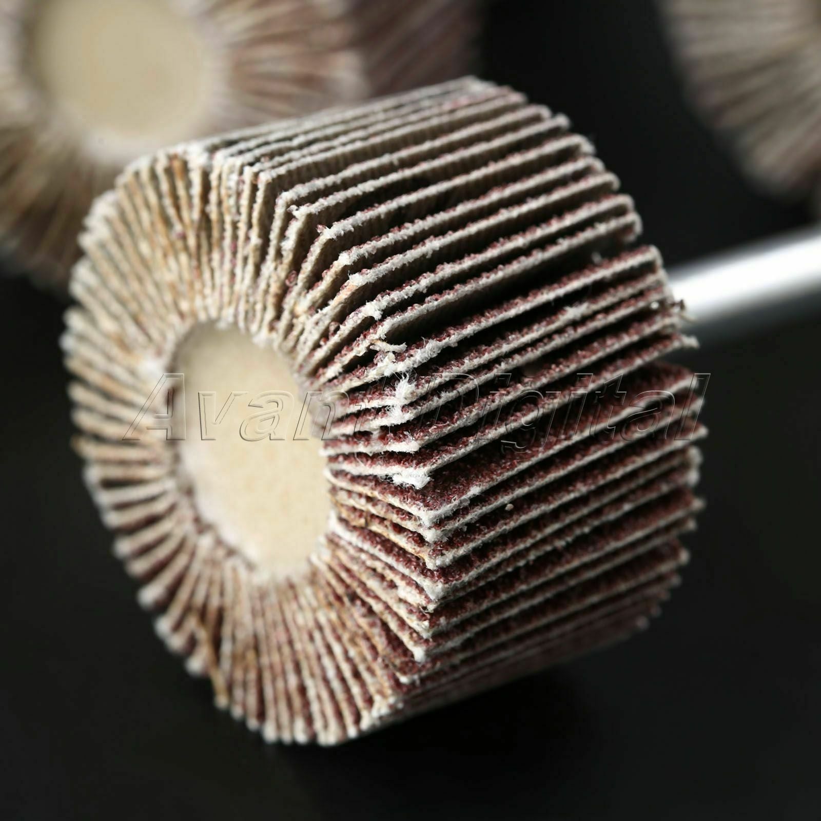 80 Grit Flap Sanding Polishing Grinding Wheel Disc Grinder Power Rotary Tool 5Pc