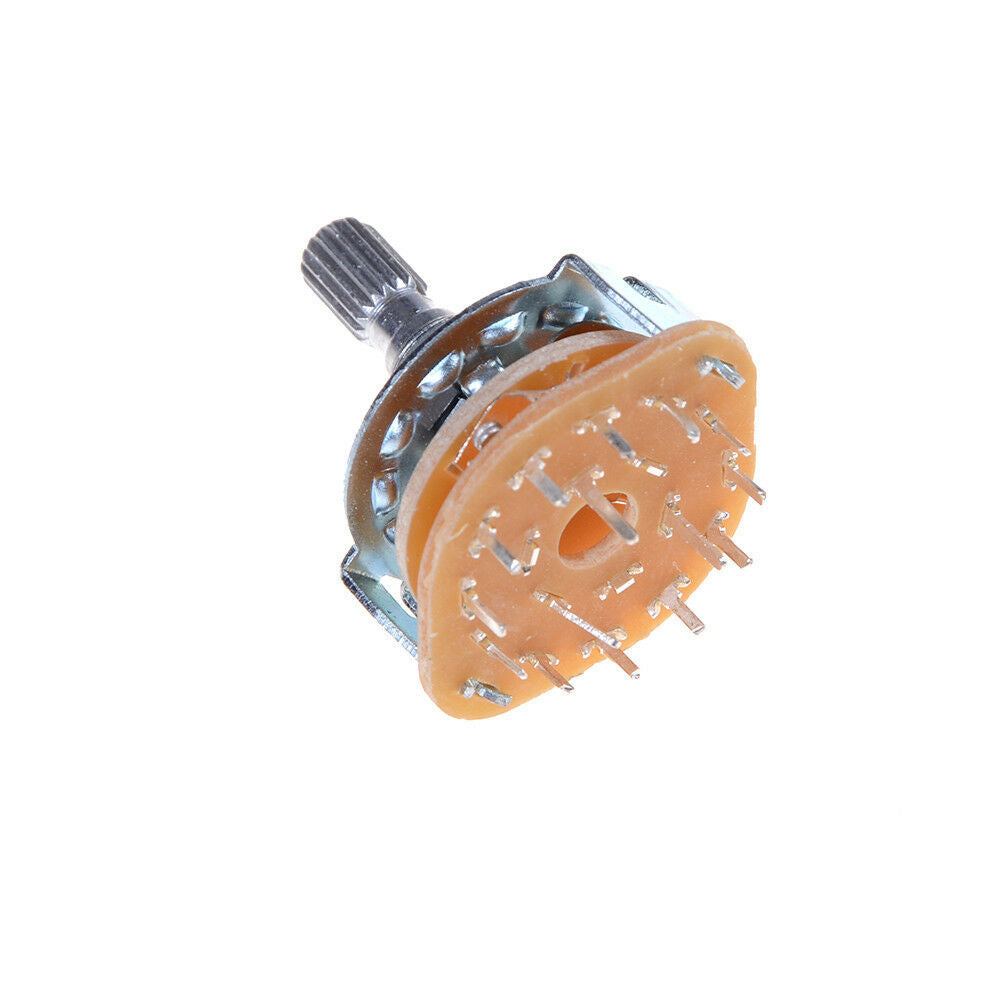 Guitar Amplifier Channel Band Rotary Switch Selector RS25 3 Pole 4 Positio.l8