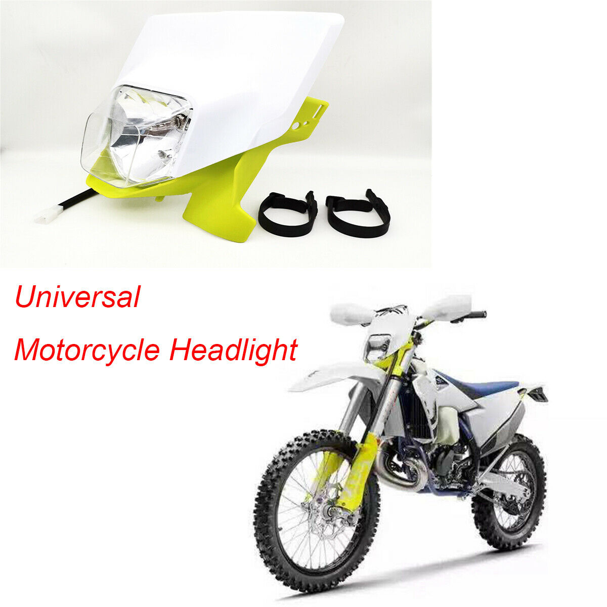 Universal Motorcycle Headlight For 125 250 300 350 450 501 FE250 FC250 TC250