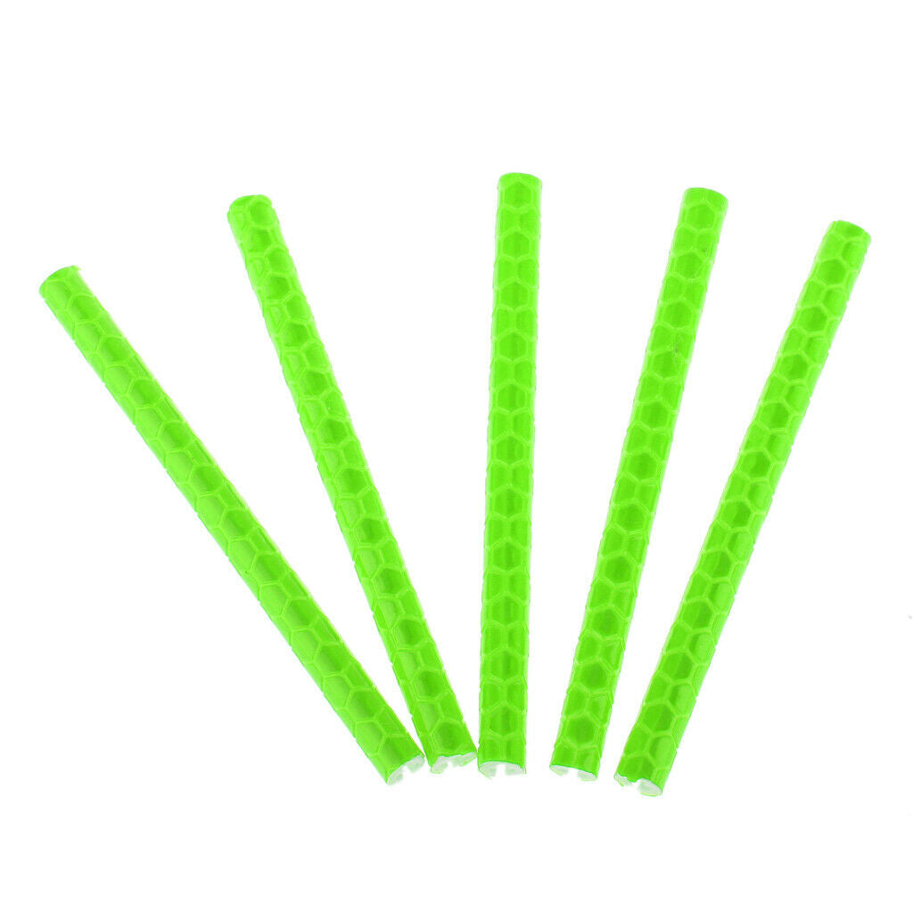 24 Pcs  Spoke Warning Reflective Tube Clip Bike Reflector Wheel Lamp