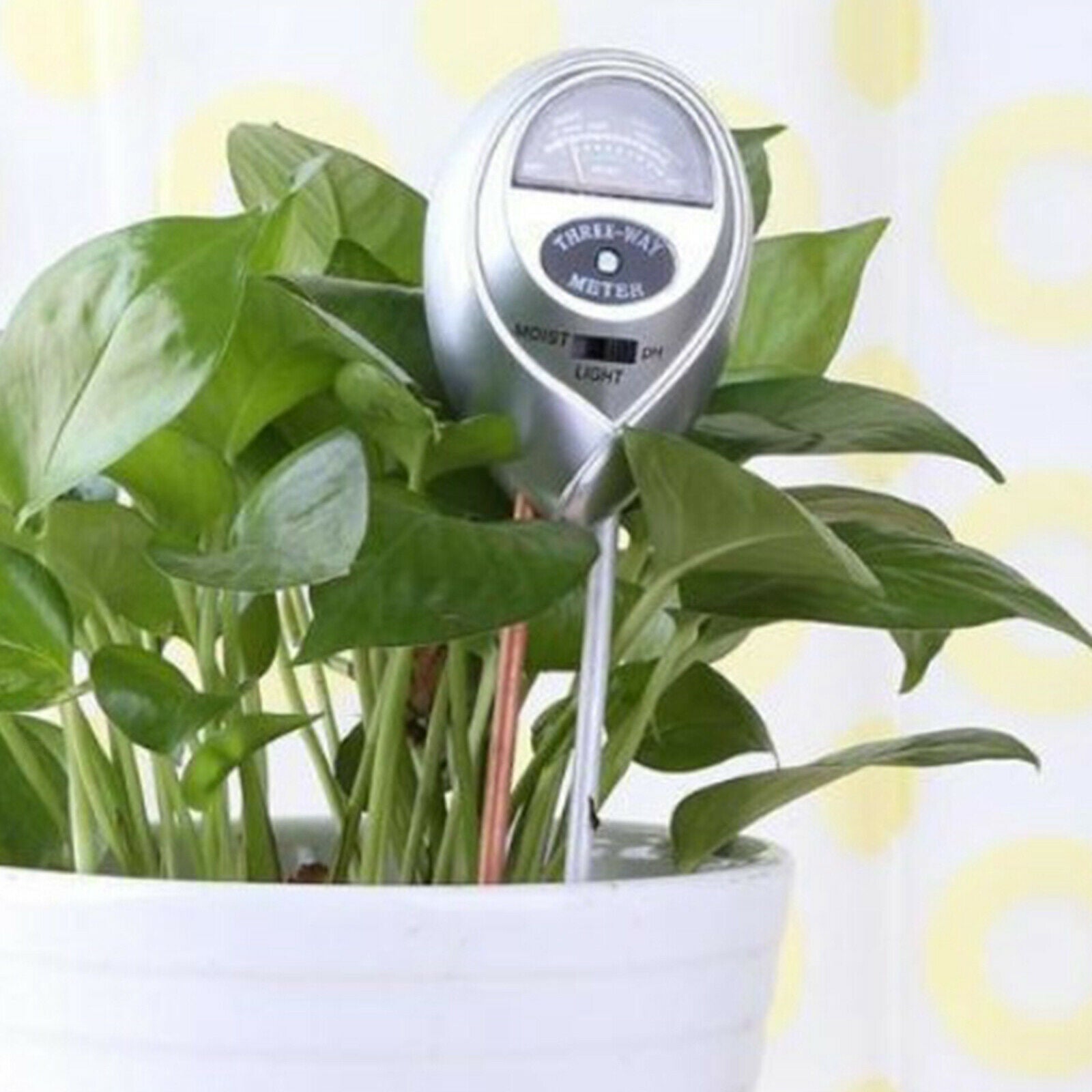 Soil Tester  Plant Moisture Meter Light and PH Tester for Home Garden