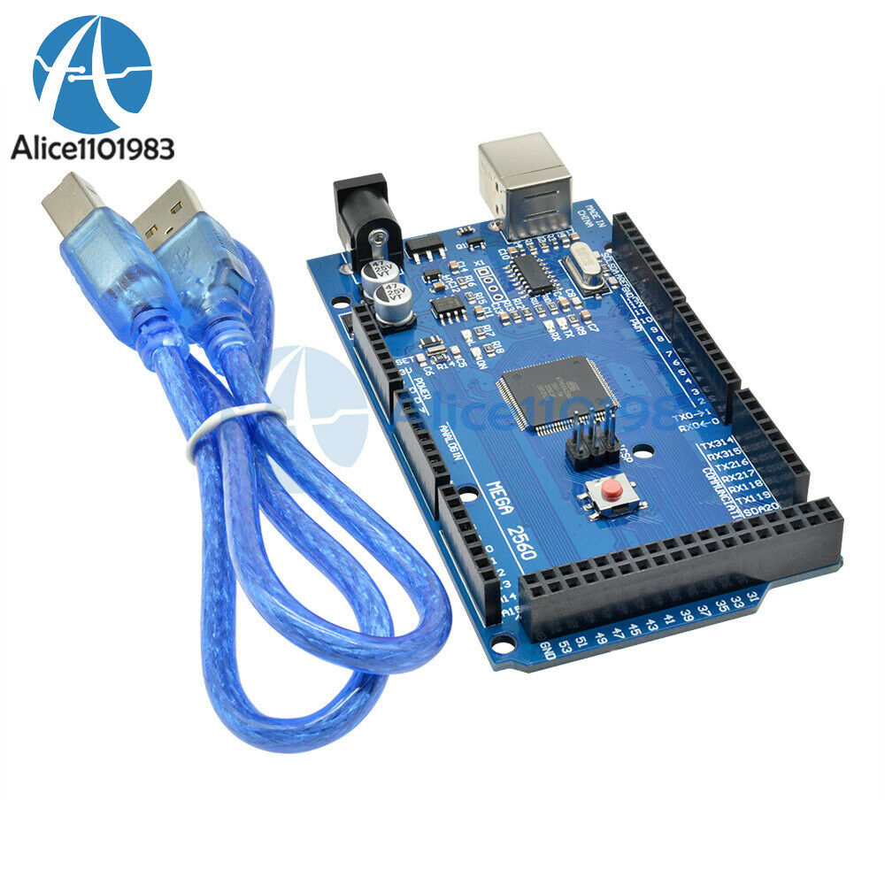 Atmega2560-16AU Mega2560 CH340G UNO R3 Board+Ethernet Shield W5100 For Arduino