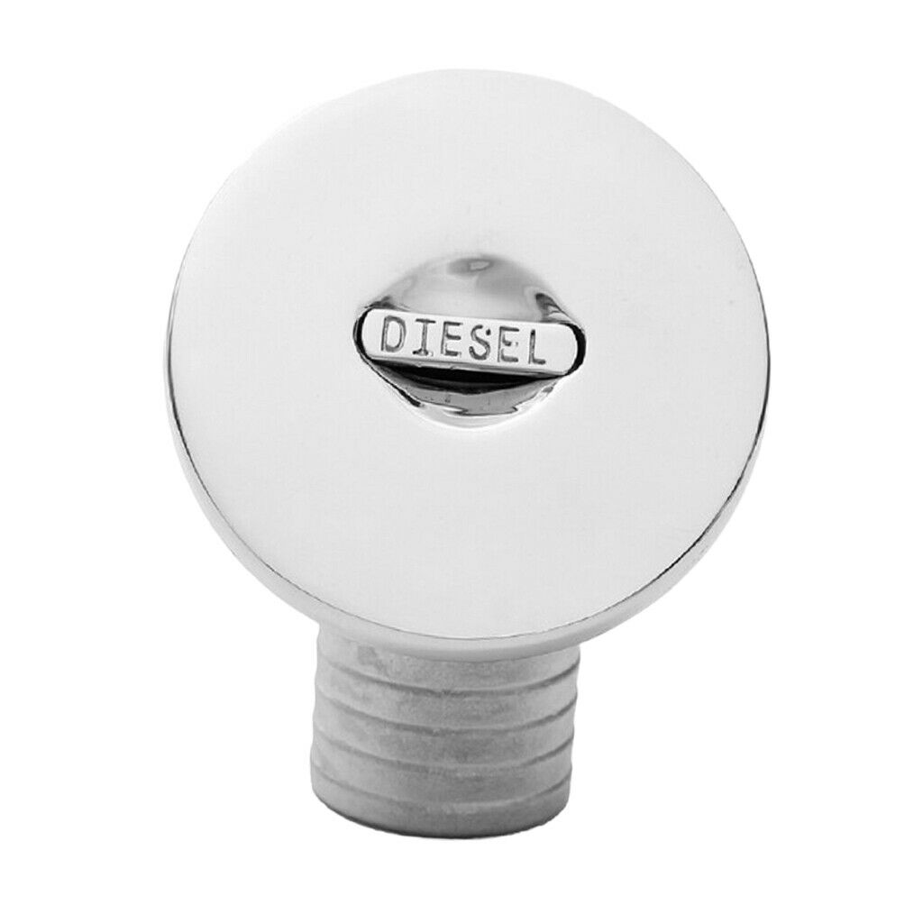1.5" Boat Deck Tank Water Fill/ Filler Keyless Cap Marine Stainless Steel