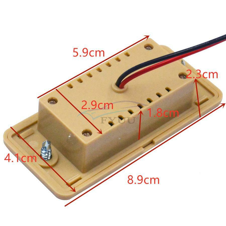 3.1A Fast Charging Antifall Dual USB Charging Ports Socket For Car Boat RV Truck