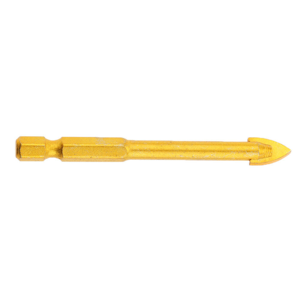 10x 8mm Drill Bits Set Slotted Point with Carbide Tips for Glass Mirror Tile