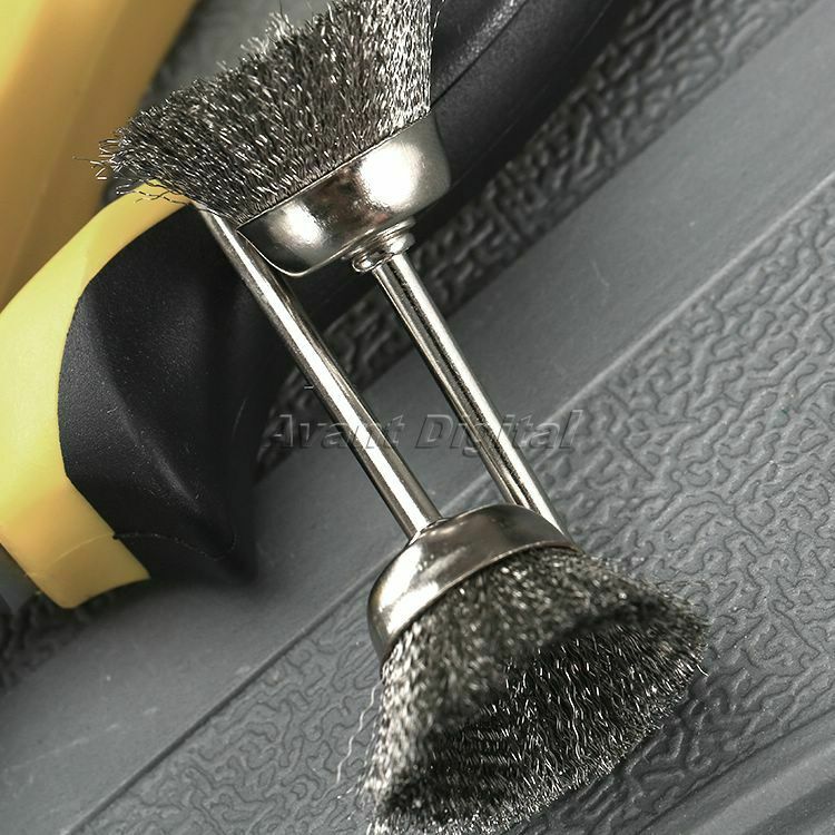 20Pcs  Steel Wire Cup Polishing Wheel Brushes 1/8" Shank Grinder Rotary Tools