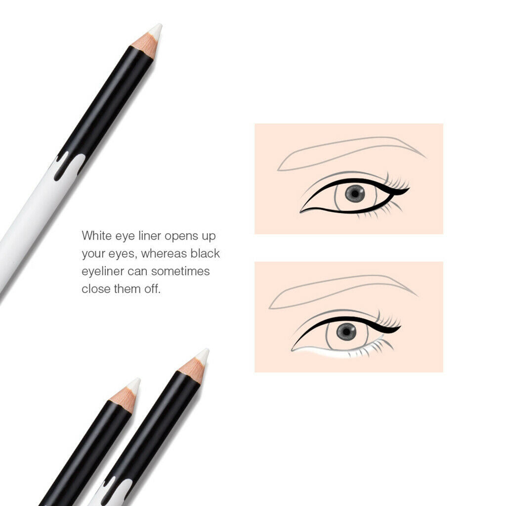12 Packs Waterproof Professional Makeup Matte Highlight Eyeliner Pen Stick