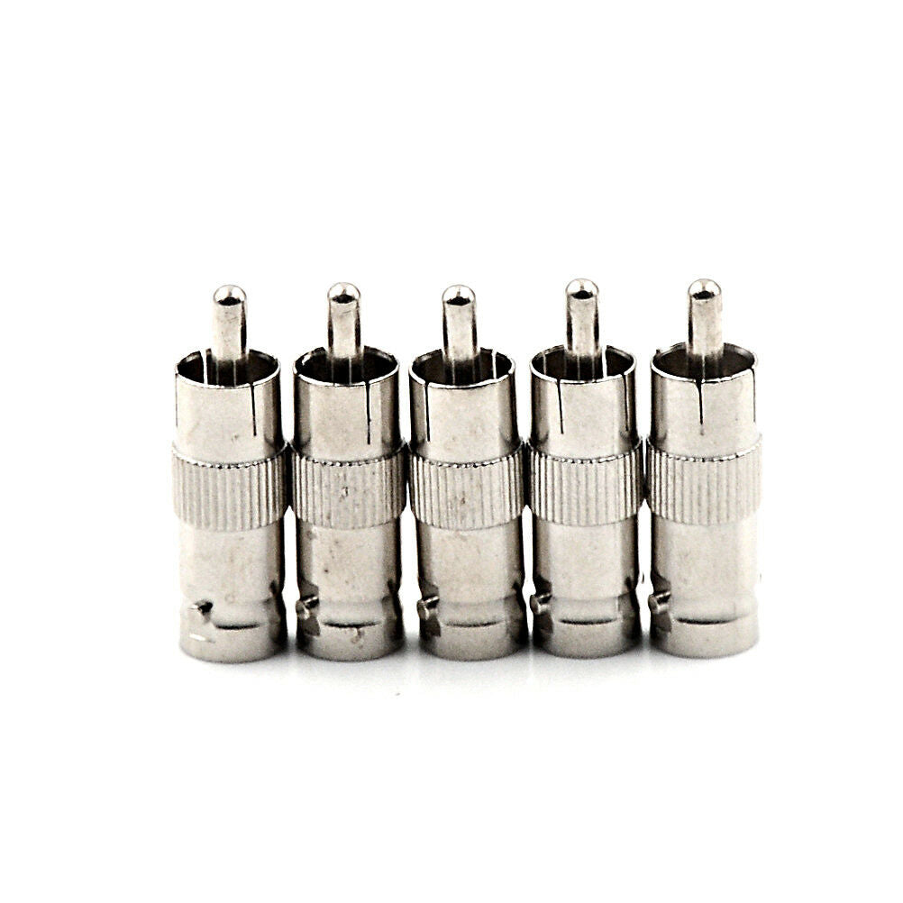 5PCS BNC Female TO RCA Male Plug COAX Adapter Connector Parts&yJC.l8