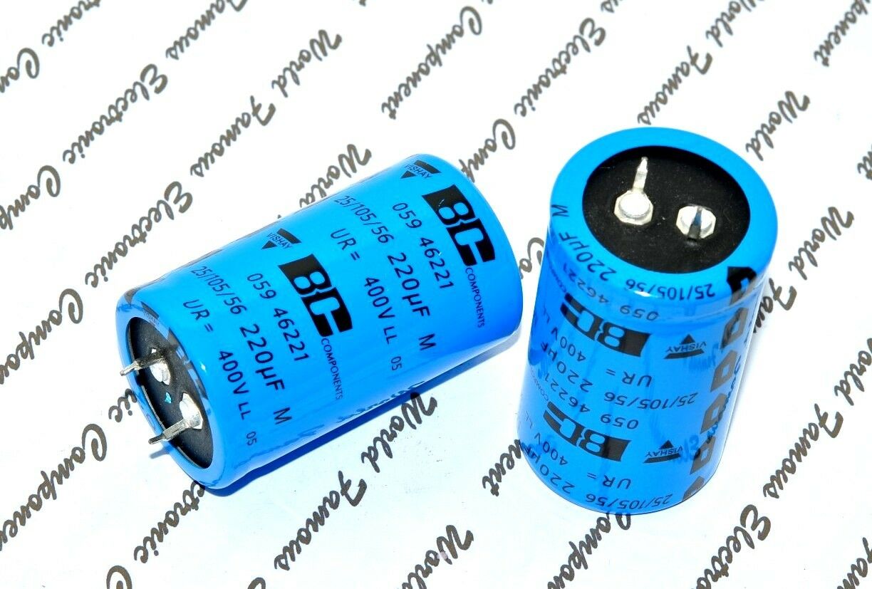 1pcs - Vishay BCcomponents 059 220uF 400V 105°C Snap-In Capacitor-222205946221