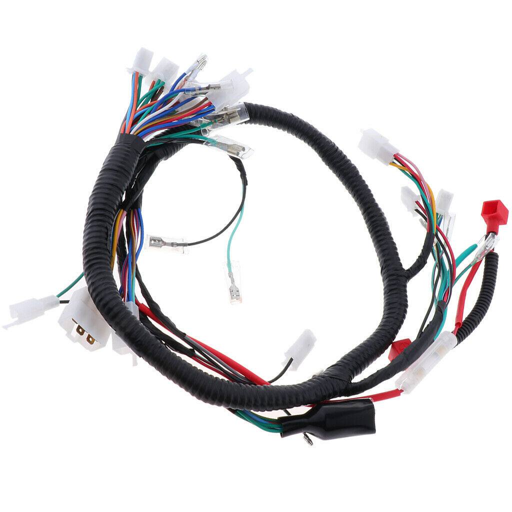 Full Electric Start Engine Wiring Harness Assembly Electrical and Ignition Cable
