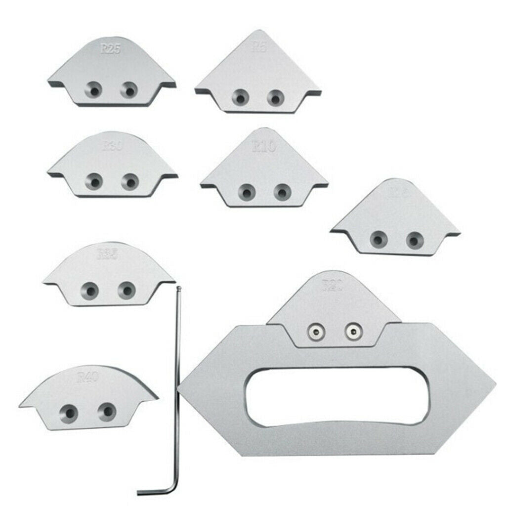 8 Corners Jig Radius Chamfer Profile Woodworking Chamfer Woodworking Set
