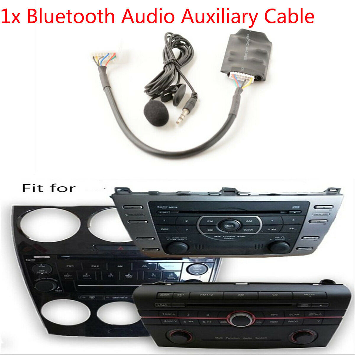 Car Bluetooth 5.0 Interface Music Auxiliary Adapter Module For Mazda2 3 5 CX-7