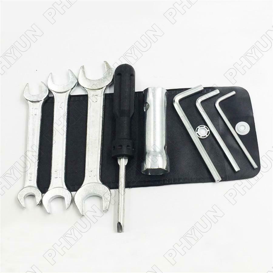 8Pcs Motorcycle ATV Spark Plug Spanner Wrench Socket Nos Repair Tool Universal