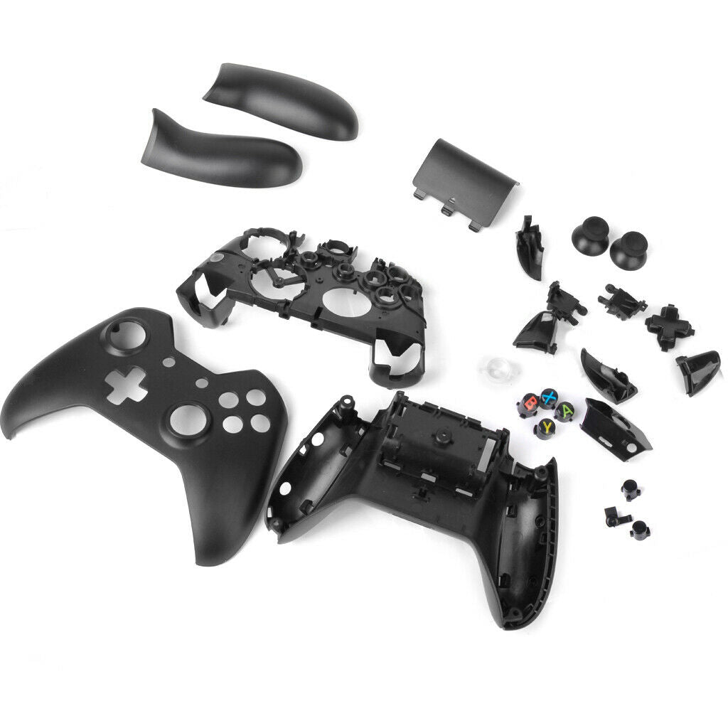 Black Full Shell Case Housing Cover Kits for   One Wireless Game Controller